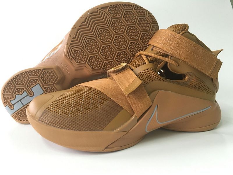 Nike Lebron Solider 9 Desert camouflage Basketabll Shoes - Click Image to Close